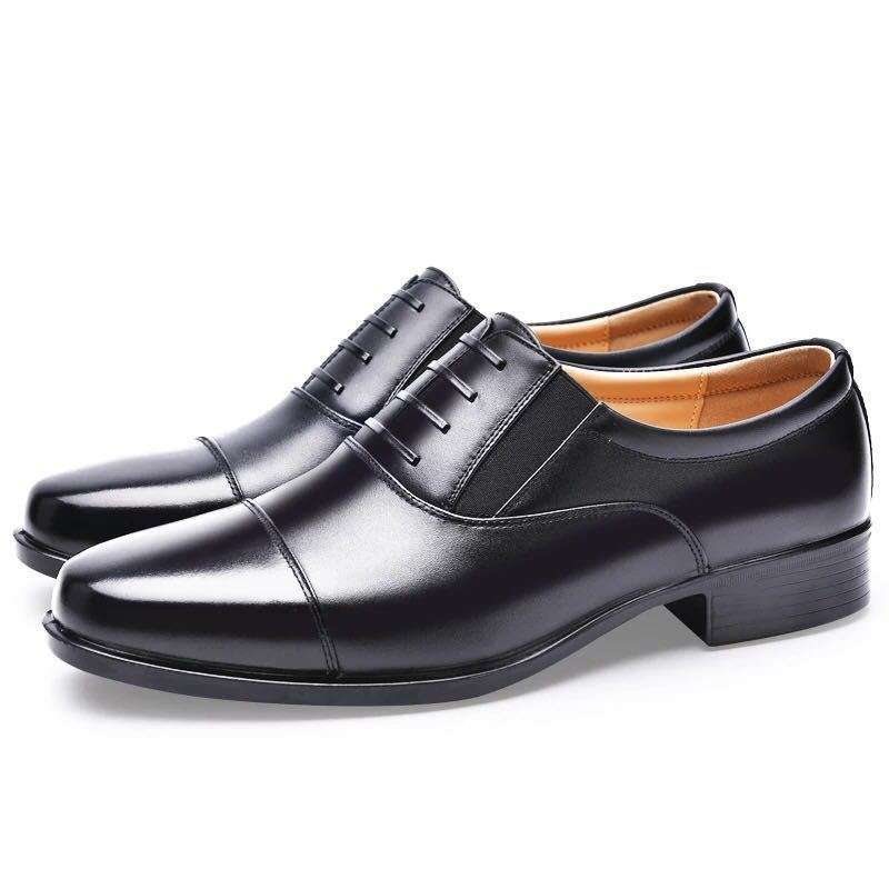 新款皮鞋三接头皮鞋正装皮凉鞋工装男夏季网眼女尖头休闲商务男鞋