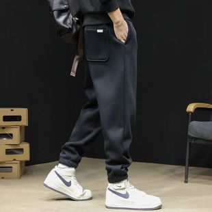 束脚卫裤 新款 男士 休闲黑色裤 秋冬百搭青 运动裤 子大码 男春冬季