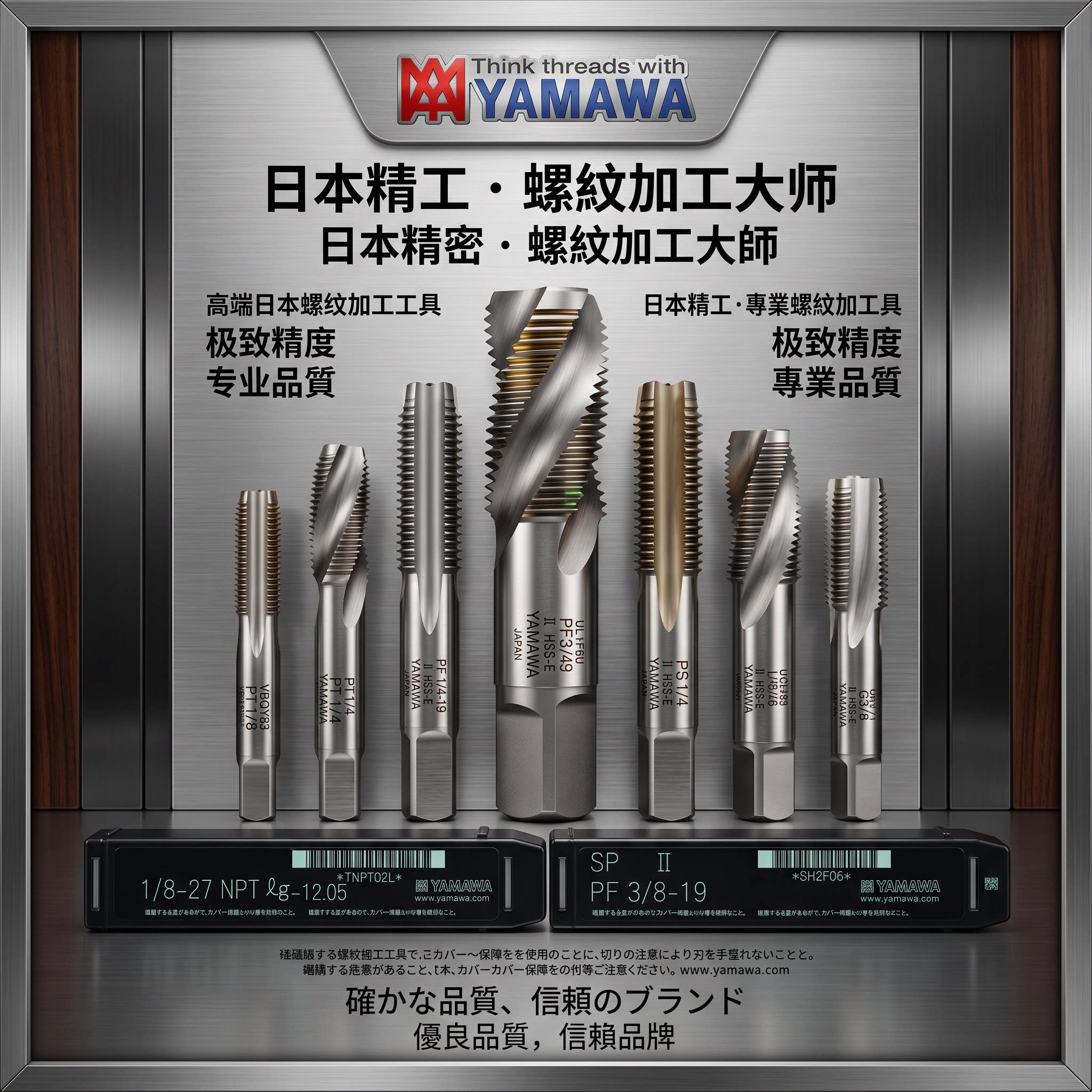 YAMAWA管牙丝攻进口NPTFNPSF