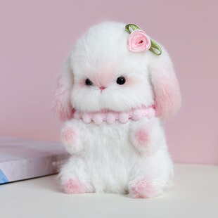 扭扭棒手工摆摊玩偶diy可爱兔子材料包20mm加粗手工diy编织小动物