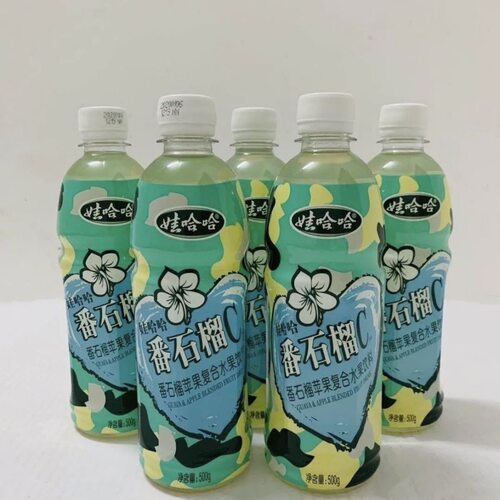 娃哈哈番石榴c500g广西特产果汁苹果复合水果饮料夏季冰镇饮品