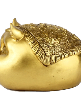 纯铜补缺角家居客厅工艺品存钱罐