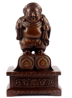 铜大黑天财神佛像摆件家居供奉客厅办公桌装饰工艺品开业礼品