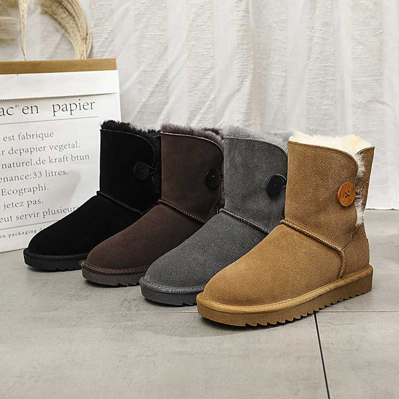 雪地靴女防滑加厚保暖棉鞋