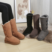 保暖棉鞋 aUGGh雪地靴女加绒加厚东北雪地鞋 2024新款 女靴子АUGGН