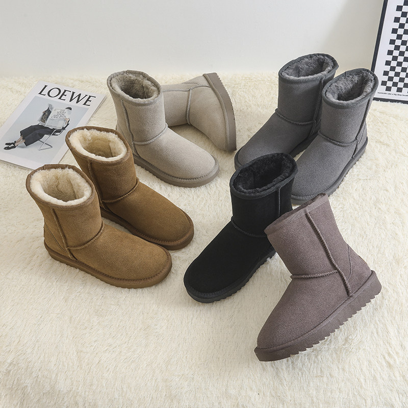 防滑加厚保暖棉靴东北情侣雪地鞋