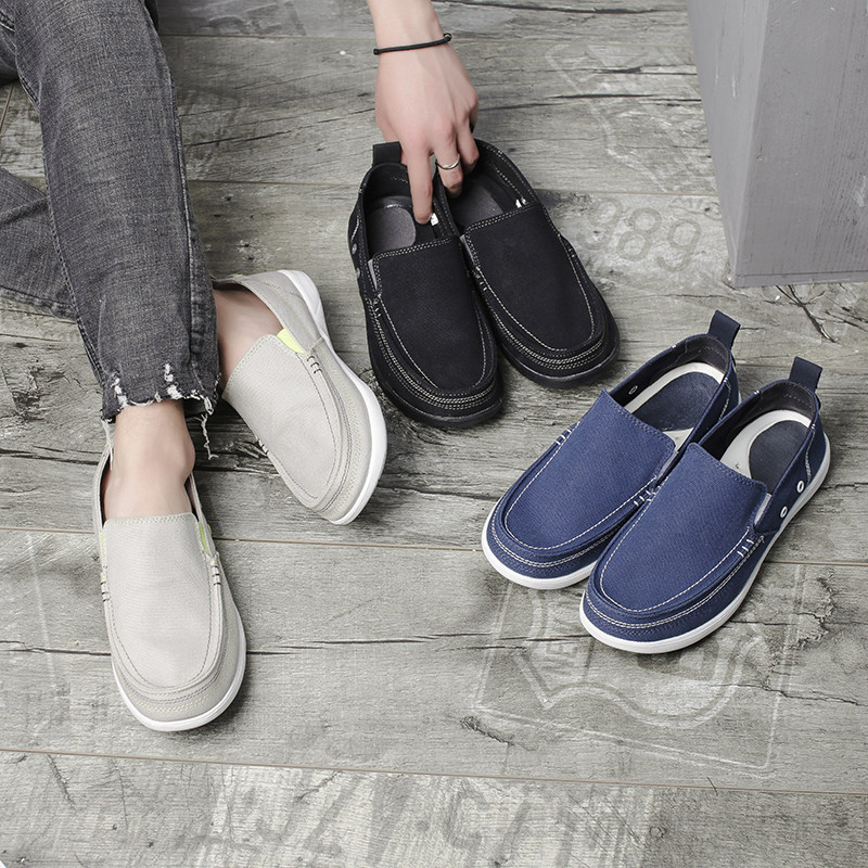 男鞋帆布鞋休闲夏季单鞋