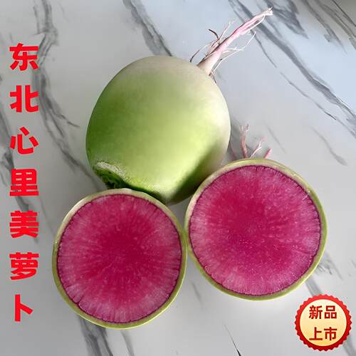 东北心里美萝卜脆甜可口直发包邮