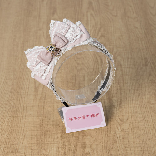 超百搭纯色蝴蝶结发箍