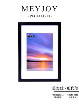欧式实木跨境相框画框挂墙展示框架工厂A3A43040照片墙贴标