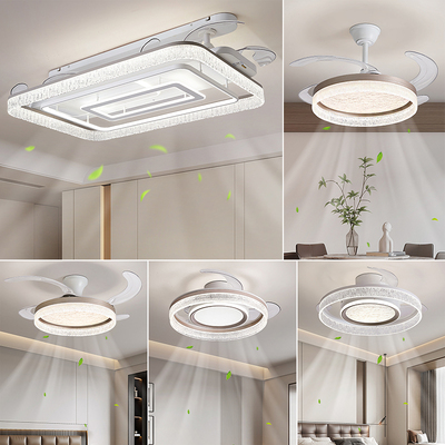 2025新款长方形客厅风扇灯