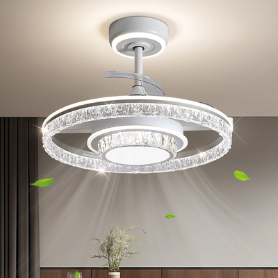 餐厅风扇灯吊扇灯家用智能饭厅餐桌电风扇吊灯卧室房间小客厅灯具