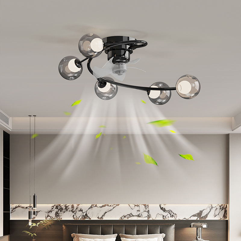 风扇灯吸顶灯简约现代大气