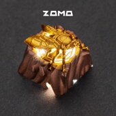 ZOMO原创设计神话动物系列复刻金蝉定制机械键盘透光金属键帽单个