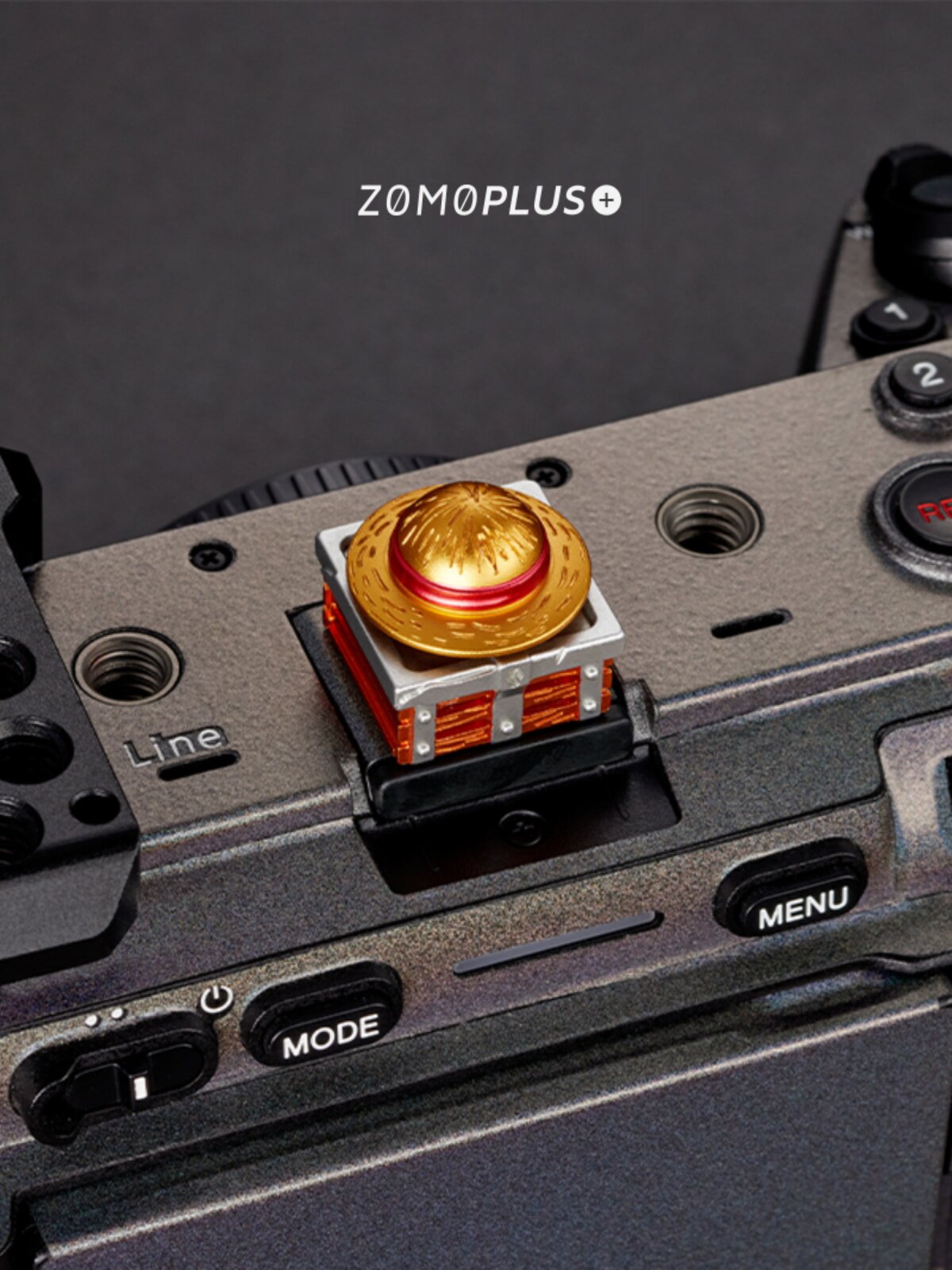 ZOMO 키캡 어댑터 크로스 샤프트 키캡-카메라 핫슈 커버-냉장고 자석 자기 금속 스티커 장식