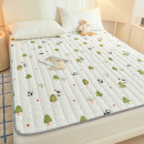 罗兰家纺全棉抗菌床垫软垫纯棉榻榻米可水洗防滑薄床褥单双人垫被