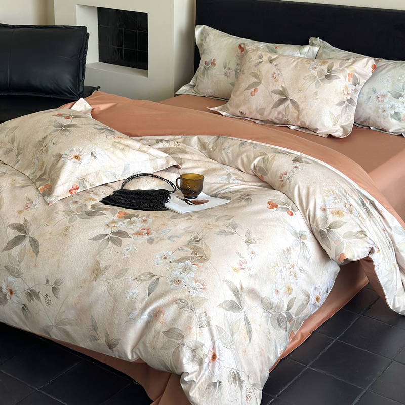 100S长绒棉数码印花四件套