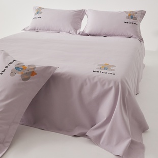 ROLAND LIVE全棉老粗布床单凉席单件A类全棉床笠款床单款三件套