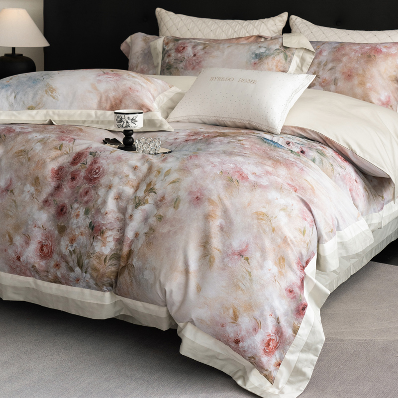 法式浪漫100S澳棉印花四件套