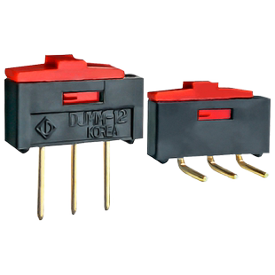 韩国进口超薄滑动开关三脚两档左右拨档开关BSI-10替NKK科宝CL-SA