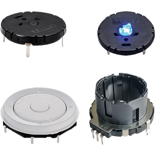 台湾ZIPPY旋转编码器增量式超薄带按键开关绘画板AN-P1S-2SP-10-Z