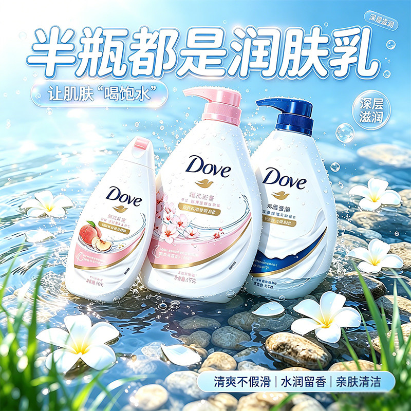 【多芬】沐浴露正品官方旗舰店