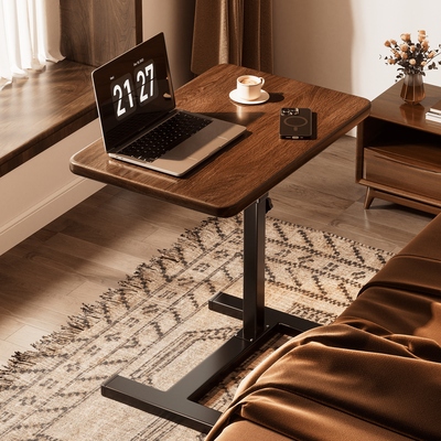床边桌可移动升降电脑桌客厅沙发边几折叠桌书桌家用卧室床头学习桌写字桌可移动桌子女生小型简易出租屋桌子