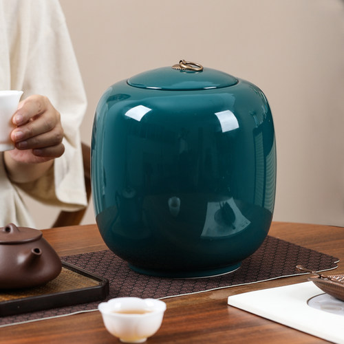勤锋陶瓷德化光滑细腻茶叶罐人气