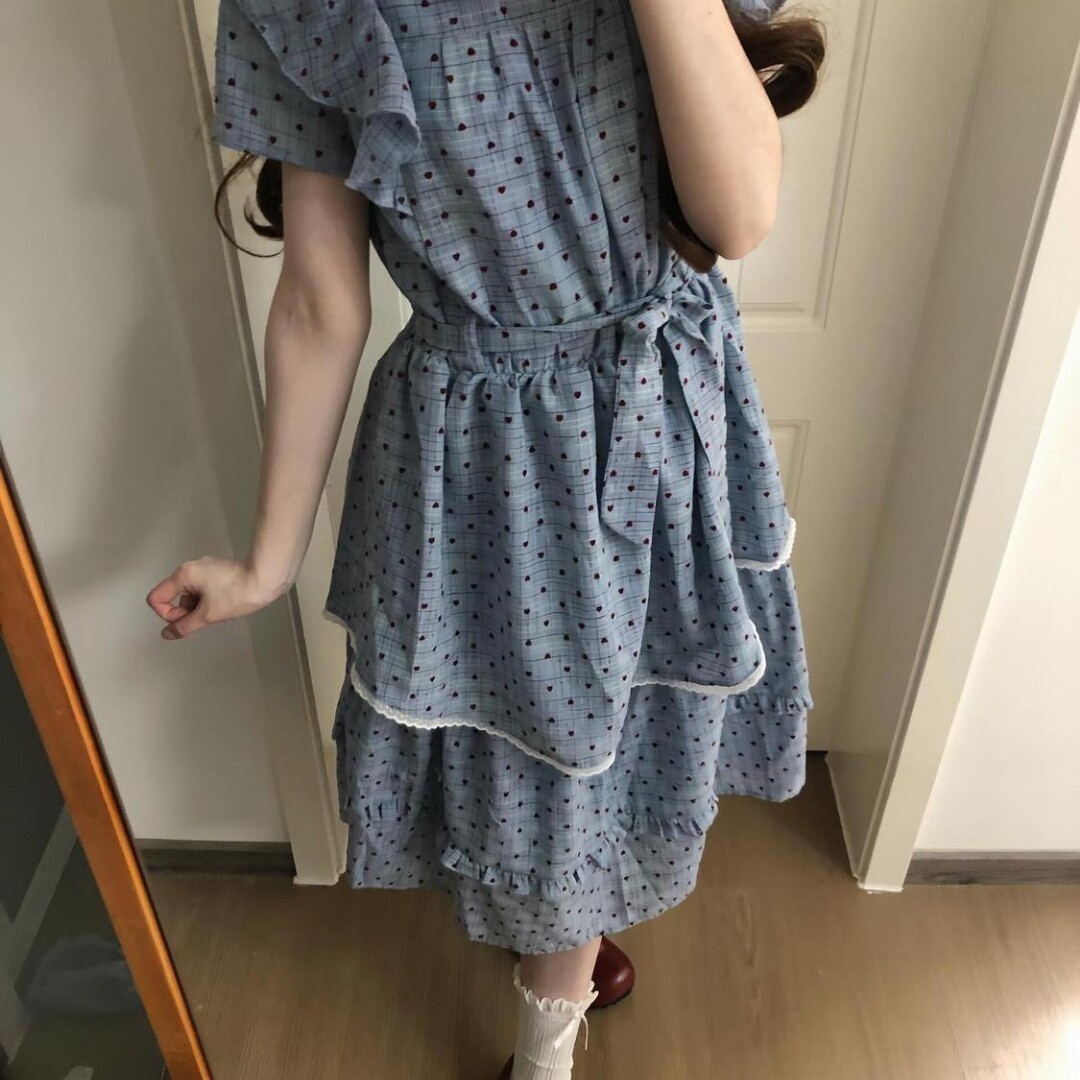 日系甜美少女感减龄连衣裙夏季新连衣裙