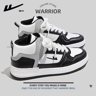 回力高帮女鞋2025秋季新款厚底情侣运动鞋潮流百搭板鞋