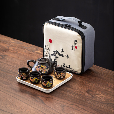 厂家直销陶瓷旅行茶具套装