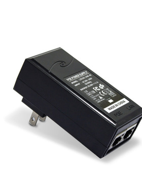 【电源适配器】24V1美规百兆监控无线AP电源PO电源供电