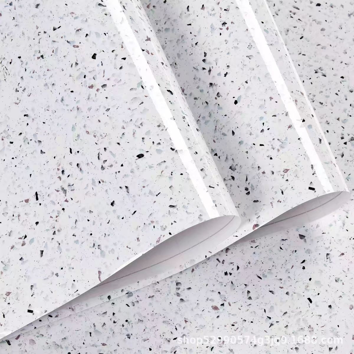 厨房贴纸防水防油自粘灶台台面瓷砖橱柜桌面翻新大理石耐高温贴膜