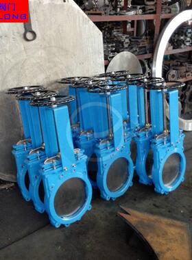 厂家直销特价Z73X手动暗杆铸铁浆液阀手动刀型浆液阀铸铁阀门