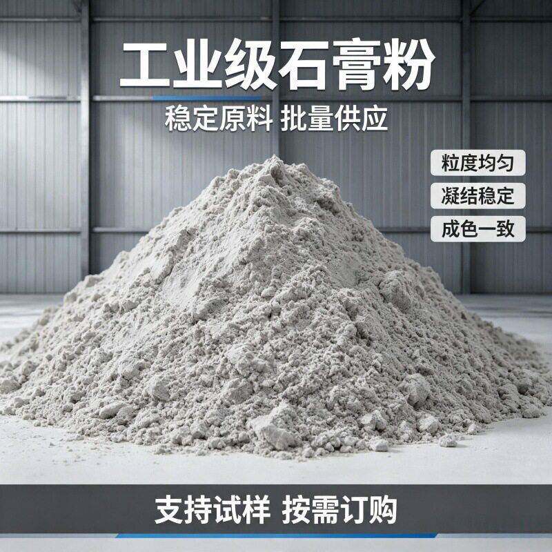 厂家现货油漆涂料石膏粉手模型用盐地改良饲料添加石膏粉