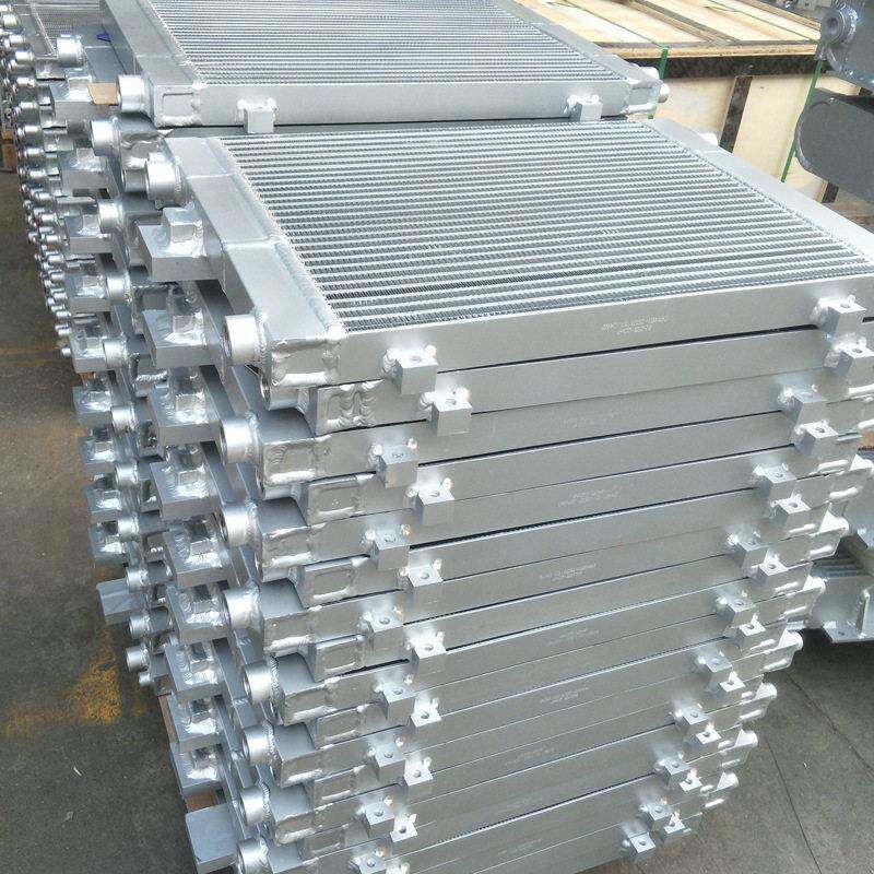空压机散热器7.5kw7kw55KW75螺杆压缩机冷却器铝制板翅式换热器