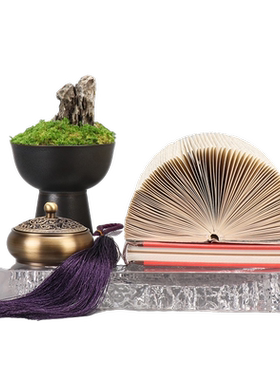 折纸陶瓷新中式飘窗茶几茶室摆件