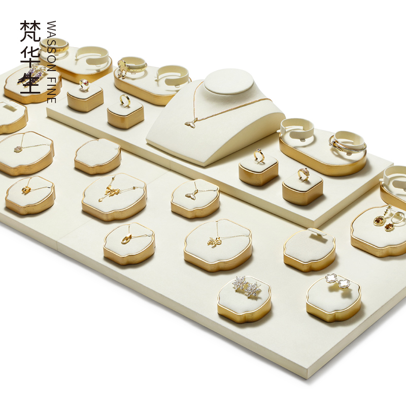 梵华生首饰柜台展示架珠宝立式陈列道具戒指耳钉项链手镯收纳摆件
