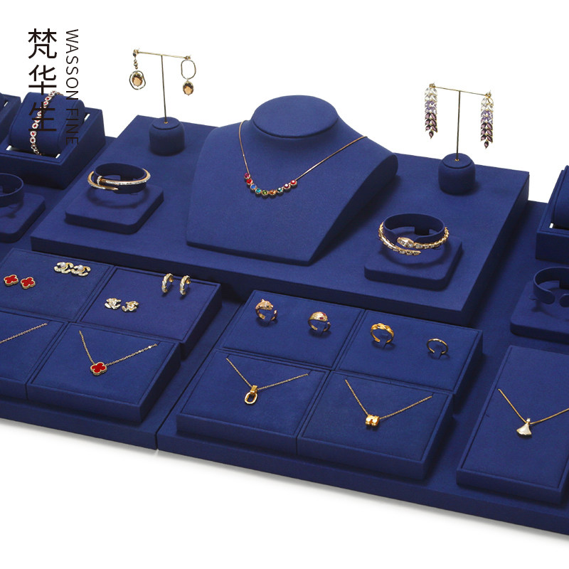 梵华生轻奢首饰展示架柜台珠宝陈列套装戒指耳钉项链手镯展示道具