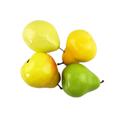 高仿真水果雪梨模型青梨玩具道具