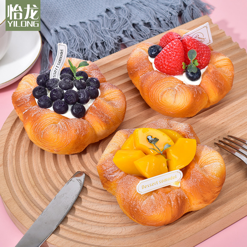 创意摆件仿真面包灯塑料假水果装饰氛围灯小夜灯温馨摆设玩具道具