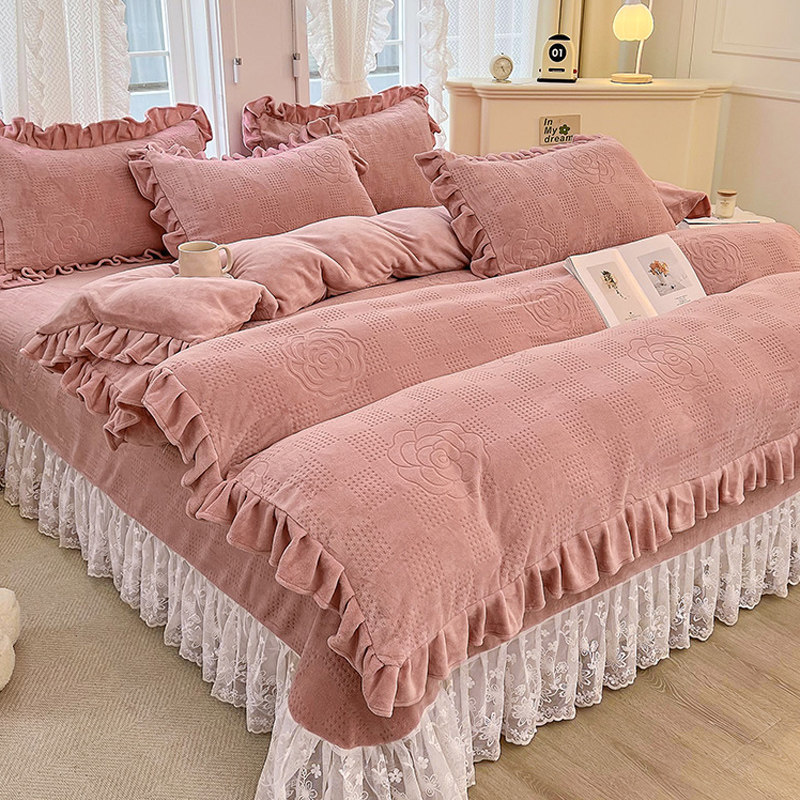 2023新款加绒加厚牛奶绒被套单件高级感双人珊瑚绒保被罩冬天保暖,床上用品,被套,淘宝优惠券,粉丝福利购,淘宝优惠卷