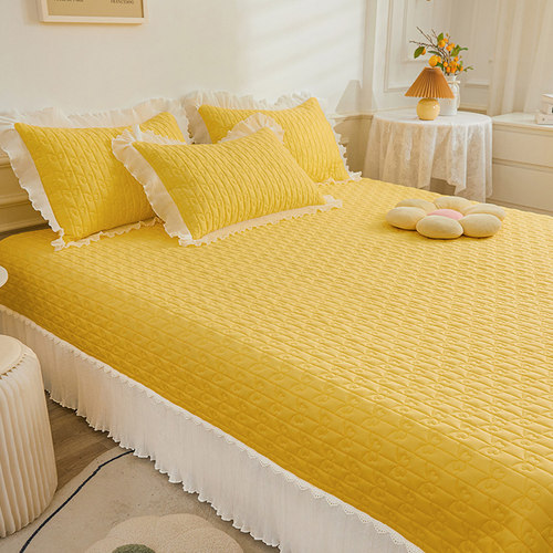 床盖全棉夹棉绗缝亲肤舒适透气