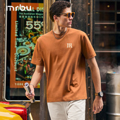 MrBu布先生廓形立体绒面印花短袖 GT01780 纯棉240gT恤衫 男款 夏季