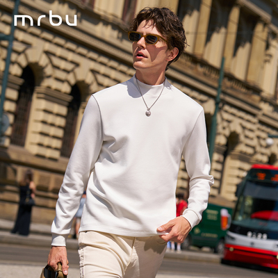 布先生长袖热胆保暖纯色