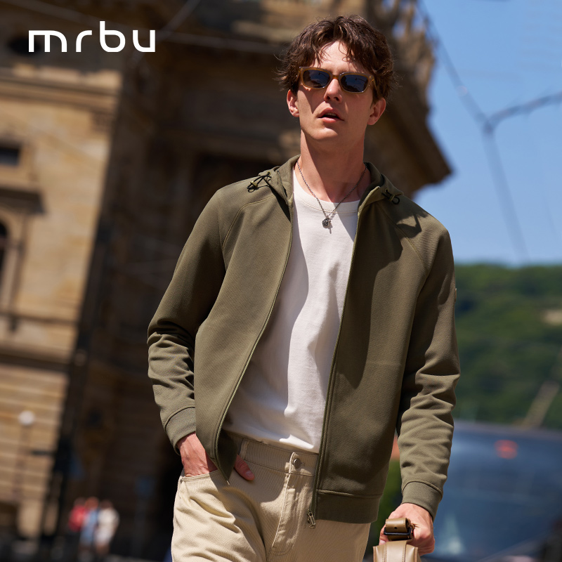 MrBu布先生插肩袖外套男士新款