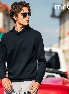 MrBu布先生热胆连帽套头卫衣男款加厚长袖T恤百搭卫衣休闲KT15767