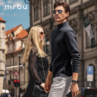 加厚保暖上衣KT01879 半高领冬季 MrBu布先生热胆长袖 打底t恤男士