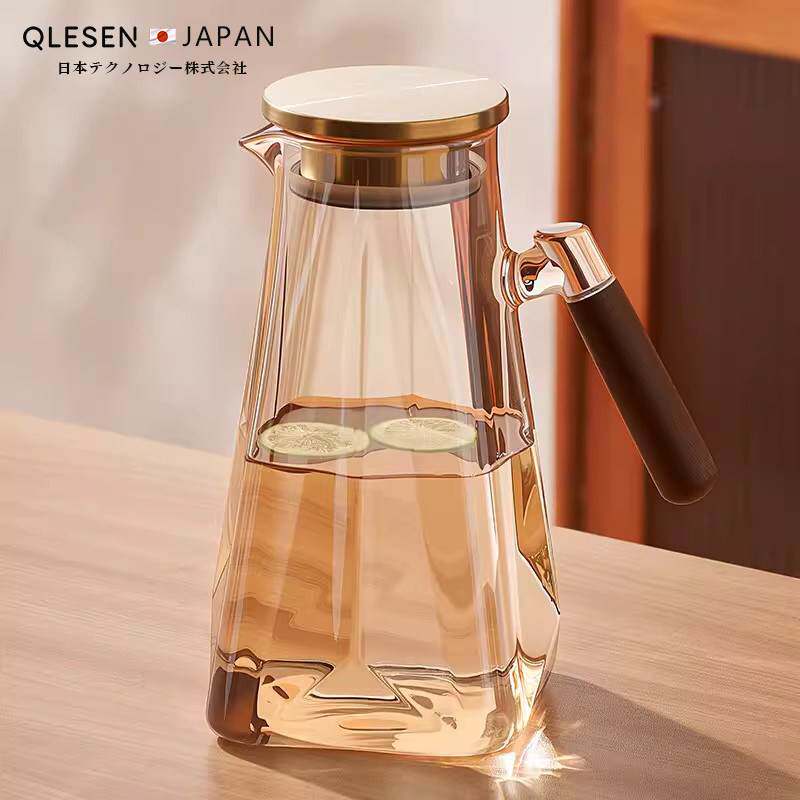 日本冷水壶玻璃耐高温大容量储水壶冷水壶家用客厅凉白开果汁冷水