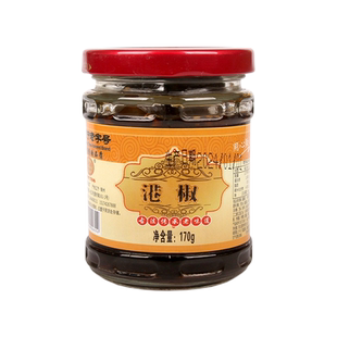 东北特产杨启泰牌锦州小菜橄榄椒170g瓶装咸菜辣椒港椒下饭菜泡菜